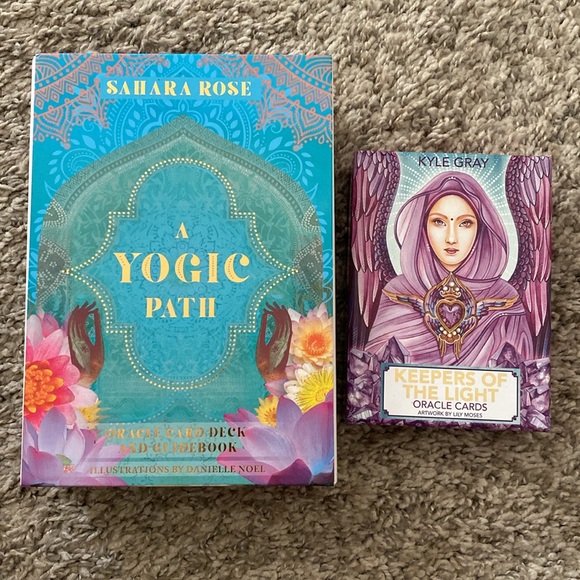 Oracle Cards A Yogic Path & Keepers of the Light Kyle Gray - Picture 1 of 11